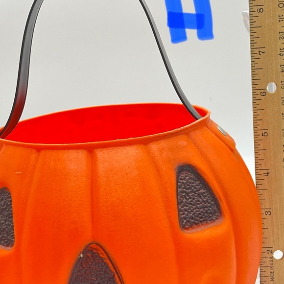 RENZI Corp 2 vintage blow mold no. 800 HALLOWEEN trick or treat buckets VINTAGE - Picture 9 of 12